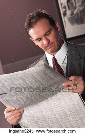 Businessman reading View Large Photo Image Stock Photography - Businessman reading . Fotosearch