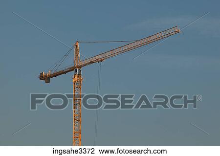 Construction crane View Large Photo Image Stock Image - Construction crane . Fotosearch