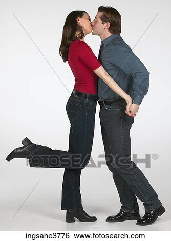 Couple dancing and kissing View Large Photo Image Stock Photograph - Couple dancing and kissing . Fotosearch