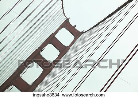 Golden Gate Bridge cables View Large Photo Image Picture - Golden Gate Bridge cables . Fotosearch
