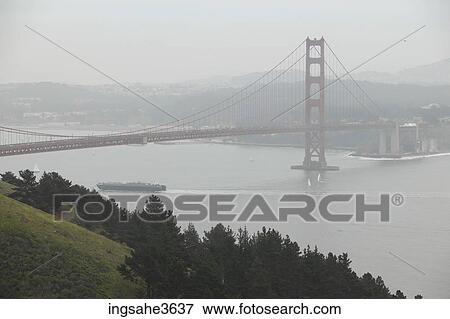 Golden Gate Bridge View Large Photo Image Stock Photo - Golden Gate Bridge . Fotosearch