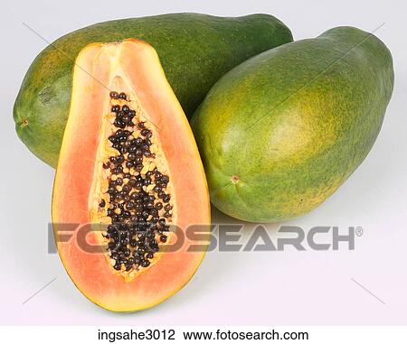 green papaya View Large Photo Image Stock Image - green papaya . Fotosearch