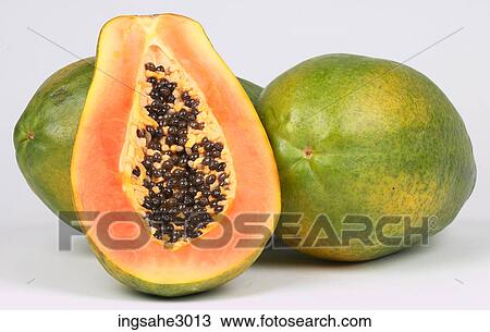 green papaya View Large Photo Image Stock Image - green papaya . Fotosearch