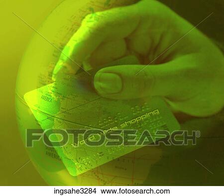 Hand with credit card  View Large Photo Image Picture - Hand with credit card . Fotosearch