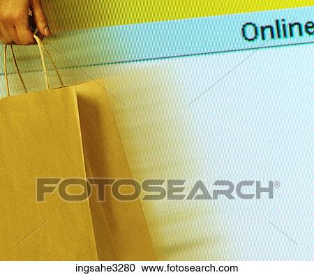 Hand with shopping bag View Large Photo Image Stock Image - Hand with shopping bag . Fotosearch