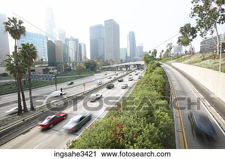 Highway with cars View Large Photo Image Stock Image - Highway with cars . Fotosearch