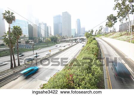 Highway with cars View Large Photo Image Stock Image - Highway with cars . Fotosearch