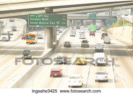 Highway with cars View Large Photo Image Stock Photography - Highway with cars . Fotosearch