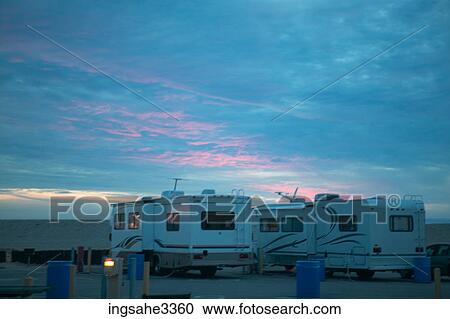 RV park by the ocean View Large Photo Image Stock Image - RV park by the ocean . Fotosearch