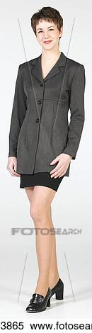 Smiling businesswoman in grey suit View Large Photo Image Stock Photography - Smiling businesswoman in grey suit. Fotosearch