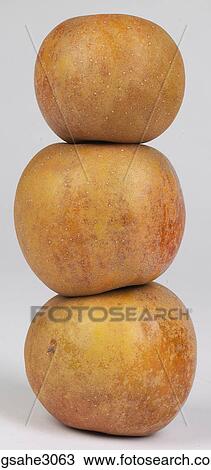 Stock Image - Tower of apples . Fotosearch