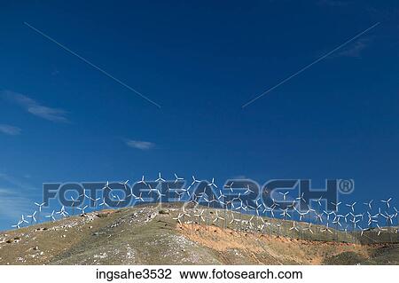 Wind mill farm View Large Photo Image Stock Image - Wind mill farm . Fotosearch