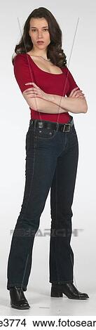 Woman with her arms folded View Large Photo Image Picture - Woman with her arms folded . Fotosearch