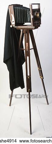 Antique camera on tripod View Large Photo Image Picture - Antique camera on tripod . Fotosearch