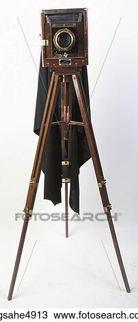 Antique camera on tripod View Large Photo Image Stock Image - Antique camera on tripod . Fotosearch