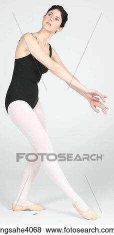 Stock Photo - Ballerina in a ballet pose . Fotosearch
