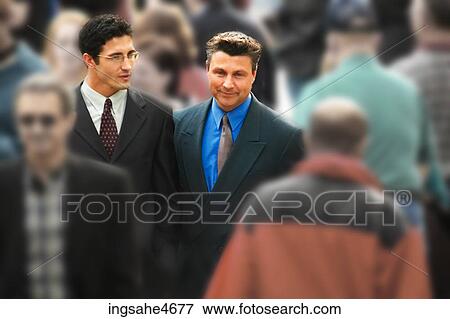 Businessmen on street View Large Photo Image Stock Photo - Businessmen on street . Fotosearch
