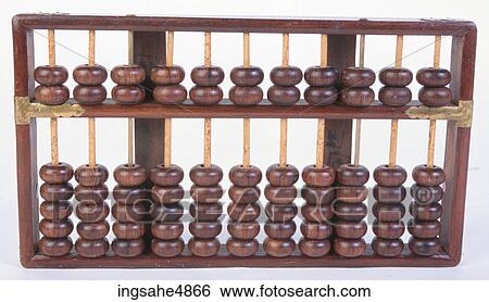 Stock Photograph - Chinese abacus . Fotosearch