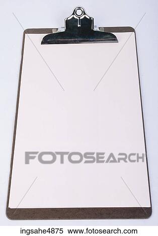 Clipboard with paper View Large Photo Image Stock Photography - Clipboard with paper . Fotosearch