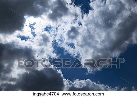 Clouds in blue sky View Large Photo Image Picture - Clouds in blue sky . Fotosearch