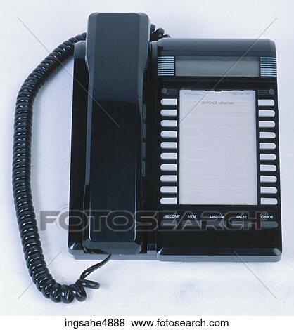 Stock Photo - Electronic telephone . Fotosearch