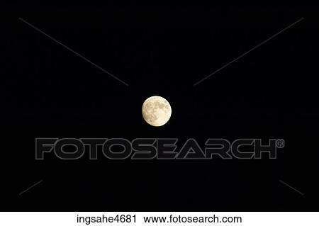 Stock Image - Full moon . Fotosearch