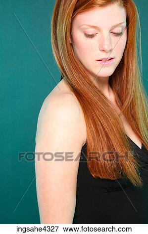 Stock Photo - Girl's face . Fotosearch