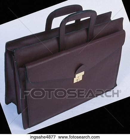 Leather briefcase View Large Photo Image Stock Photo - Leather briefcase . Fotosearch