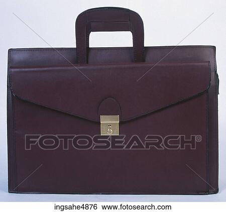 Leather briefcase View Large Photo Image Stock Photograph - Leather briefcase . Fotosearch