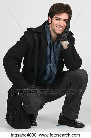 Stock Image - Man smiling . Fotosearch