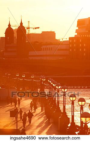 People walking to work View Large Photo Image Stock Image - People walking to work. Fotosearch