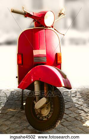 Red scooter View Large Photo Image Stock Image - Red scooter . Fotosearch