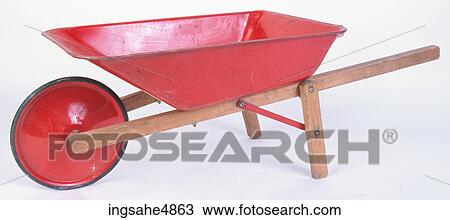 Red wheelbarrow View Large Photo Image Stock Image - Red wheelbarrow . Fotosearch