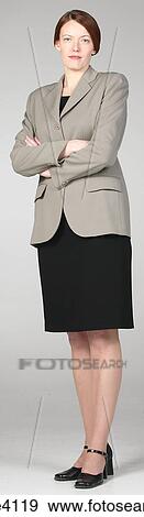 Stock Photo - Serious businesswoman . Fotosearch