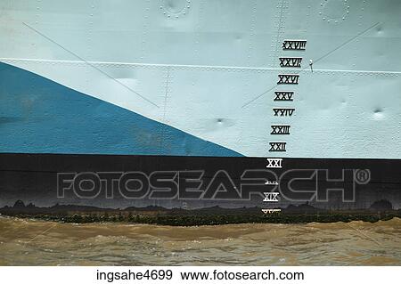 Side of ship in water View Large Photo Image Stock Photo - Side of ship in water . Fotosearch
