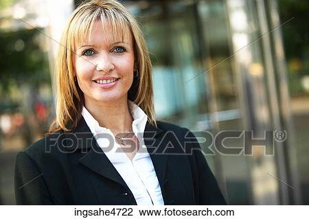 Smiling businesswoman View Large Photo Image Stock Image - Smiling businesswoman . Fotosearch