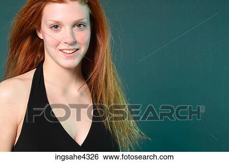 Stock Photograph - Smiling girl . Fotosearch
