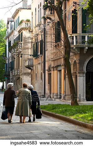 Three elderly ladies rid 1450624 View Large Photo Image Stock Image - Three elderly ladies rid 1450624. Fotosearch