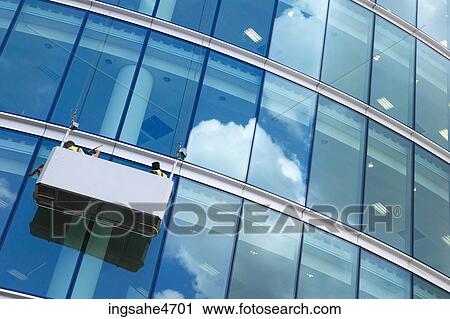 Stock Image - Window washers . Fotosearch