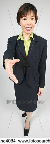 Picture - Woman holding her hand . Fotosearch