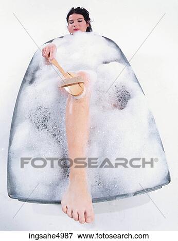 woman in bathtub View Large Photo Image Stock Photo - woman in bathtub . Fotosearch