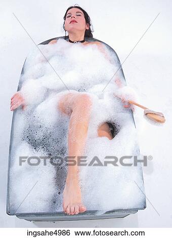 woman in bathtub View Large Photo Image Stock Photograph - woman in bathtub . Fotosearch