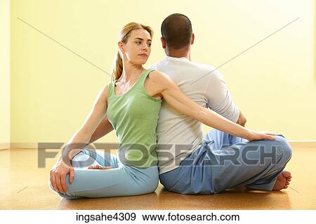 Woman meditating in lotus position View Large Photo Image Stock Photo - Woman meditating in lotus position. Fotosearch
