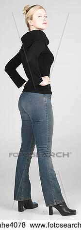 Woman with her hands on her waist View Large Photo Image Stock Photo - Woman with her hands on her waist . Fotosearch