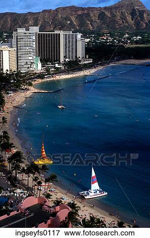 Aerial View of Coastal City View Large Photo Image Stock Photo - Aerial View of Coastal City. Fotosearch