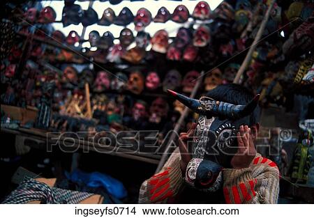Boy in a Mask View Large Photo Image Picture - Boy in a Mask. Fotosearch