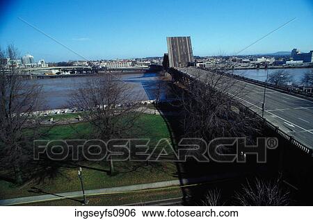 Burnside Bridge Portland Oregon View Large Photo Image Stock Photograph - Burnside Bridge Portland Oregon. Fotosearch