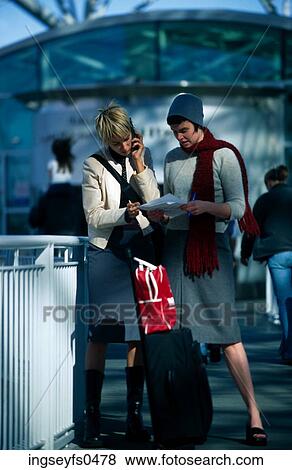 Business Women Traveling View Large Photo Image Stock Photo - Business Women Traveling. Fotosearch