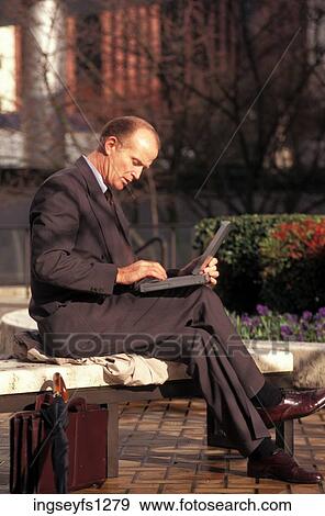 Businessman On Laptop View Large Photo Image Stock Photo - Businessman On Laptop. Fotosearch