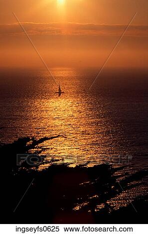 California Coast Sunset View Large Photo Image Stock Photography - California Coast Sunset. Fotosearch